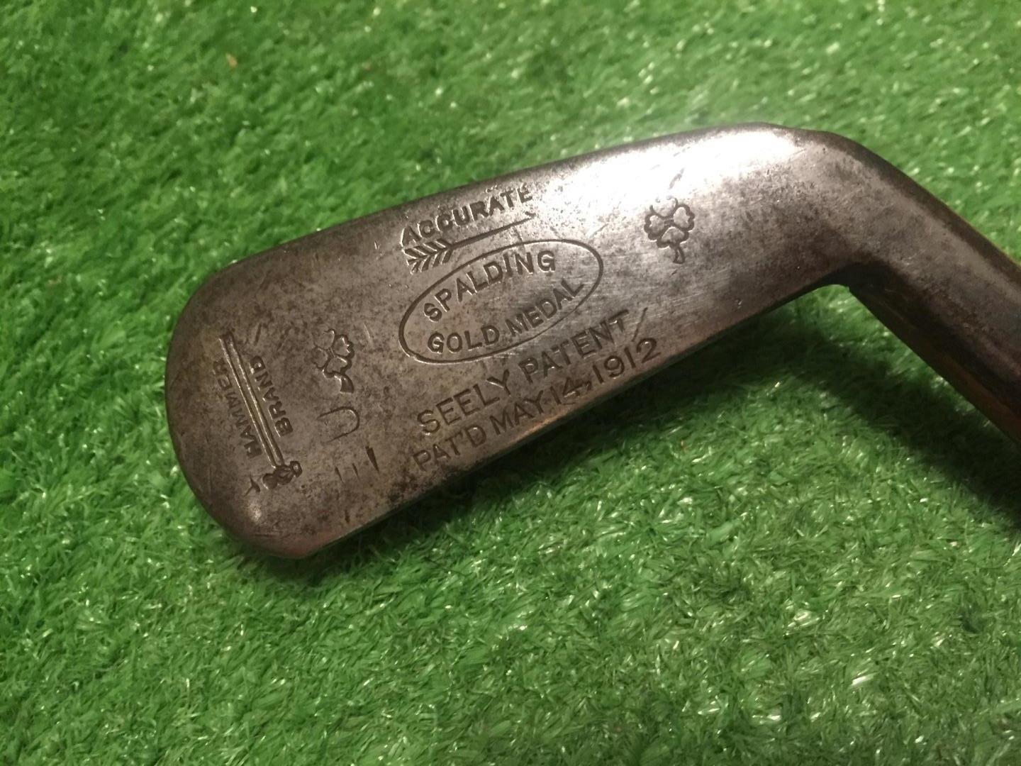 Rare Seely Patent May14 1912 Spalding Driving Iron ! Gold Medal Winner ! L@@k !!