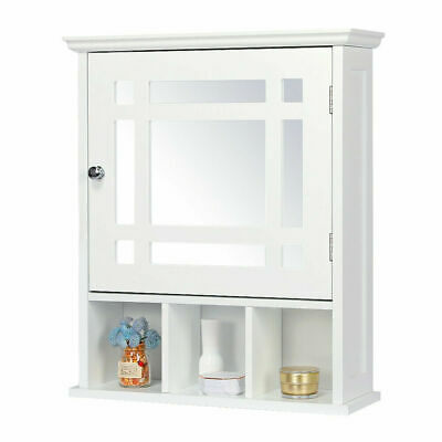 Wall Mount Bathroom Cabinet Storage Medicine Cabinet Kitchen Laundry Cupboard