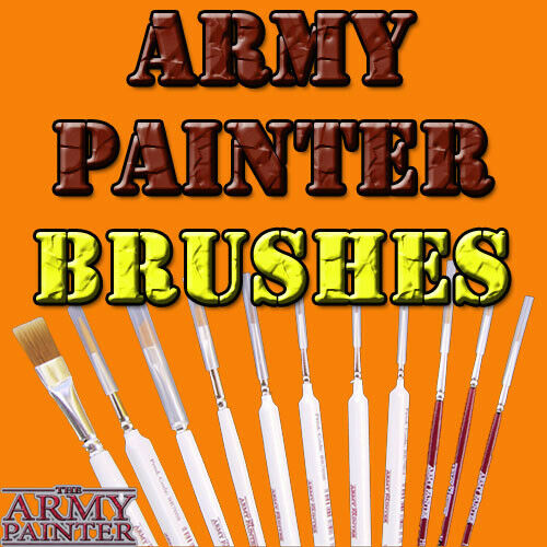 Army Painter Hobby & Wargamer Individual Miniatures Brushes Free Shipping $35+