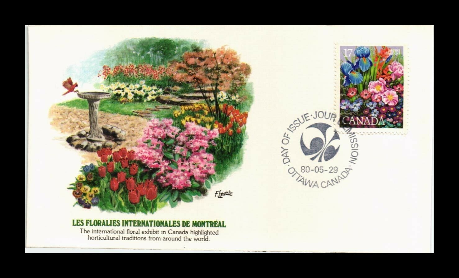 Dr Jim Stamps International Florwer Show Monteal Canada Fdc Cover