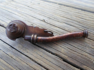 Antique Finish Brass Boatswain Whistle - Bosun Call Pipe -necklace Pendant Charm