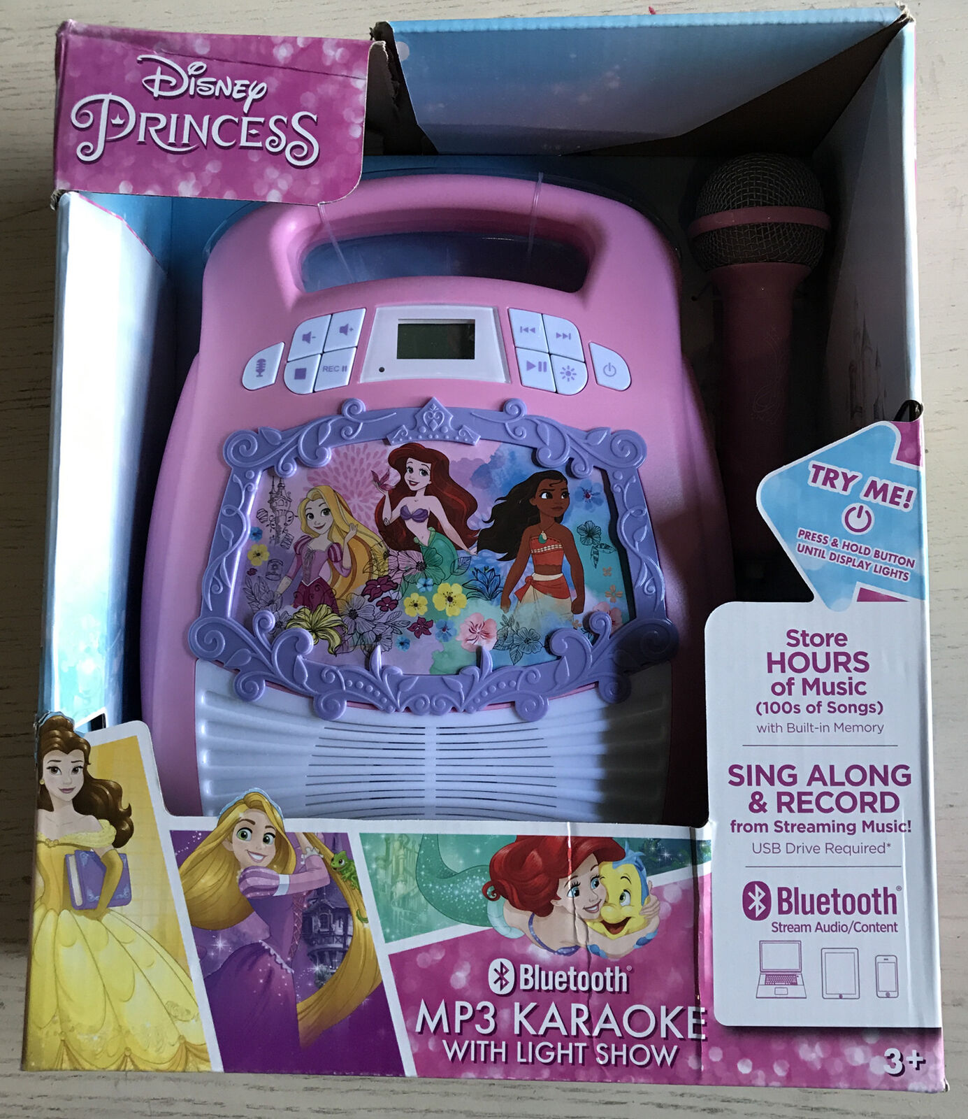 ✅ Disney Princess Karaoke Machine For Kids Bluetooth Speaker, See Pictures ‼️
