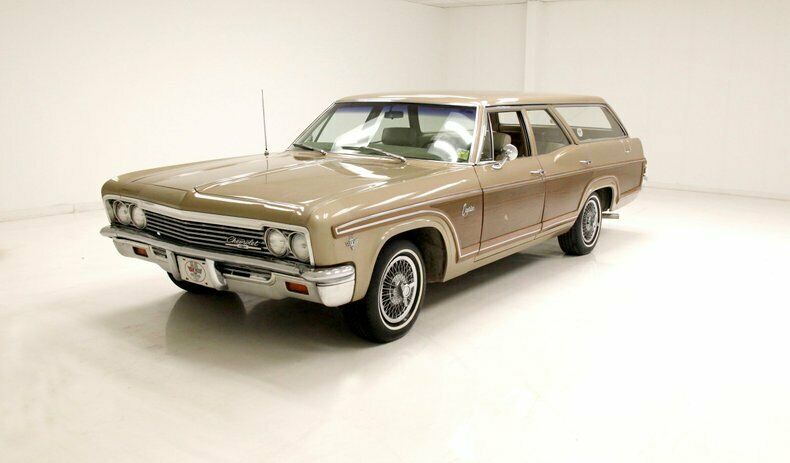 1966 Chevrolet Caprice Station Wagon Rebuilt 327 L30 V8/2-speed Powerglide/nice Exterior Paint/high Optioned Car