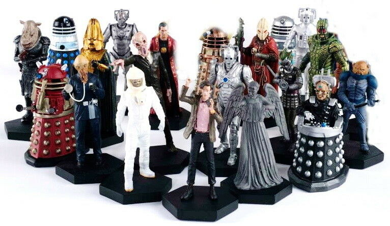 Doctor Who Painted Figurines Imported-eaglemoss- 5" Tall W Magazine- Your Choice