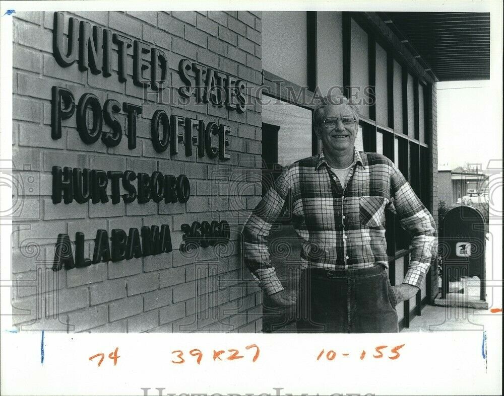 1983 Photo Man In Hurtsboro Al 10x8