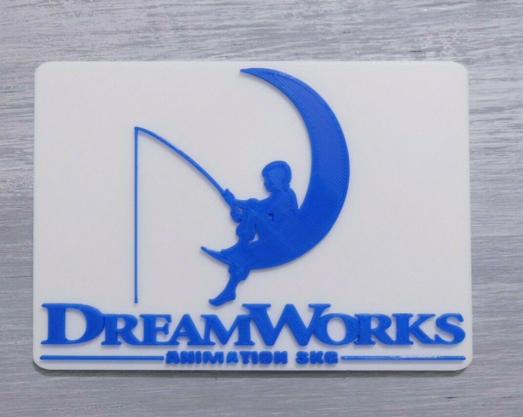 Dreamworks Pictures Logo Style 3d Printed Door Desk Sign Animation Movie Logos