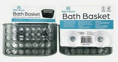 Shower Caddy Bath Bathroom Organizer Storage Basket Soap Holder W/ Suction Cups