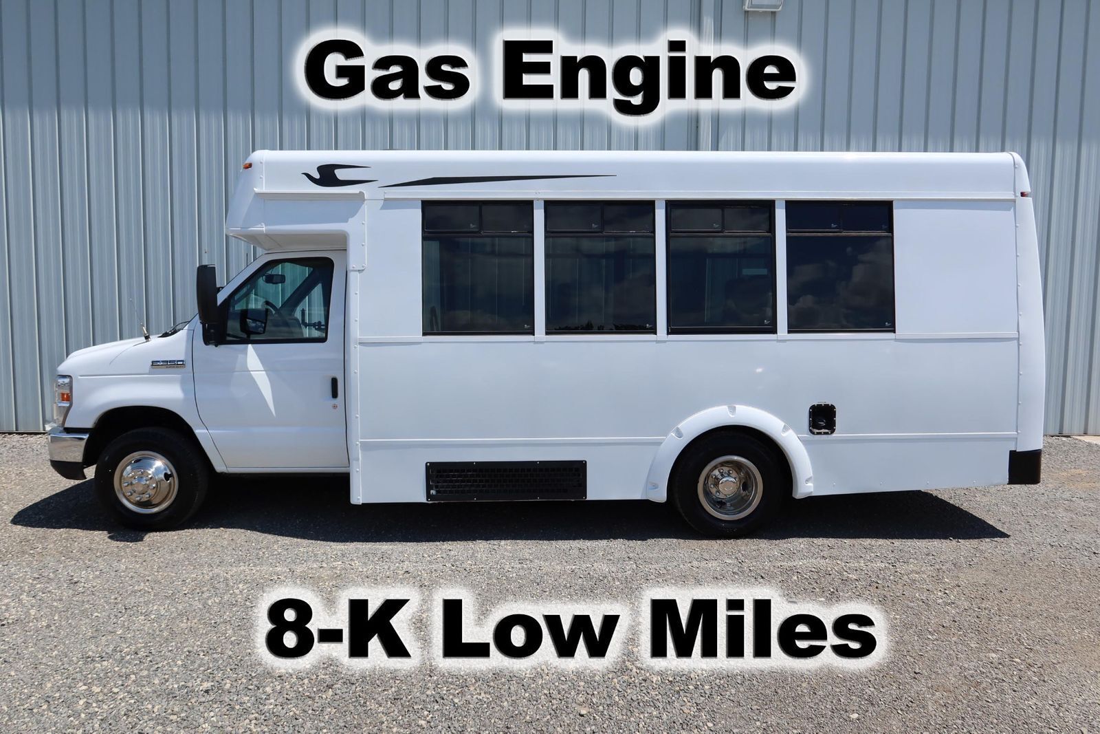 E-350 Gas 14 Passenger Church Limo Party Shuttle Transport Van Bus 8-k Miles