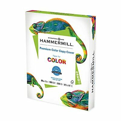 Hammermill Cardstock, Premium Color Copy, 80 Lb, 8.5 X 11 - 1 Pack (250 Sheets)