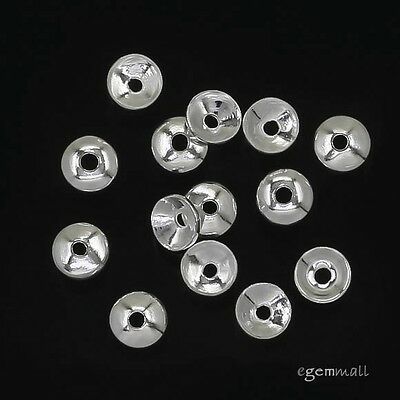 30 Sterling Silver Simplicity Bead Cap 4mm #97867