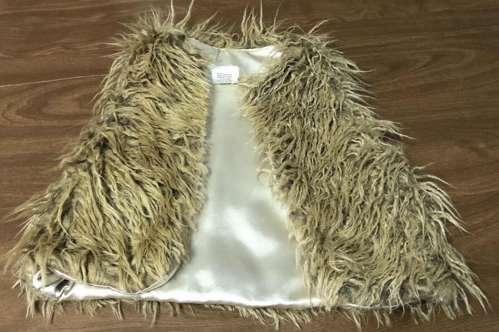 Girls Faux Fur Vest Size 7