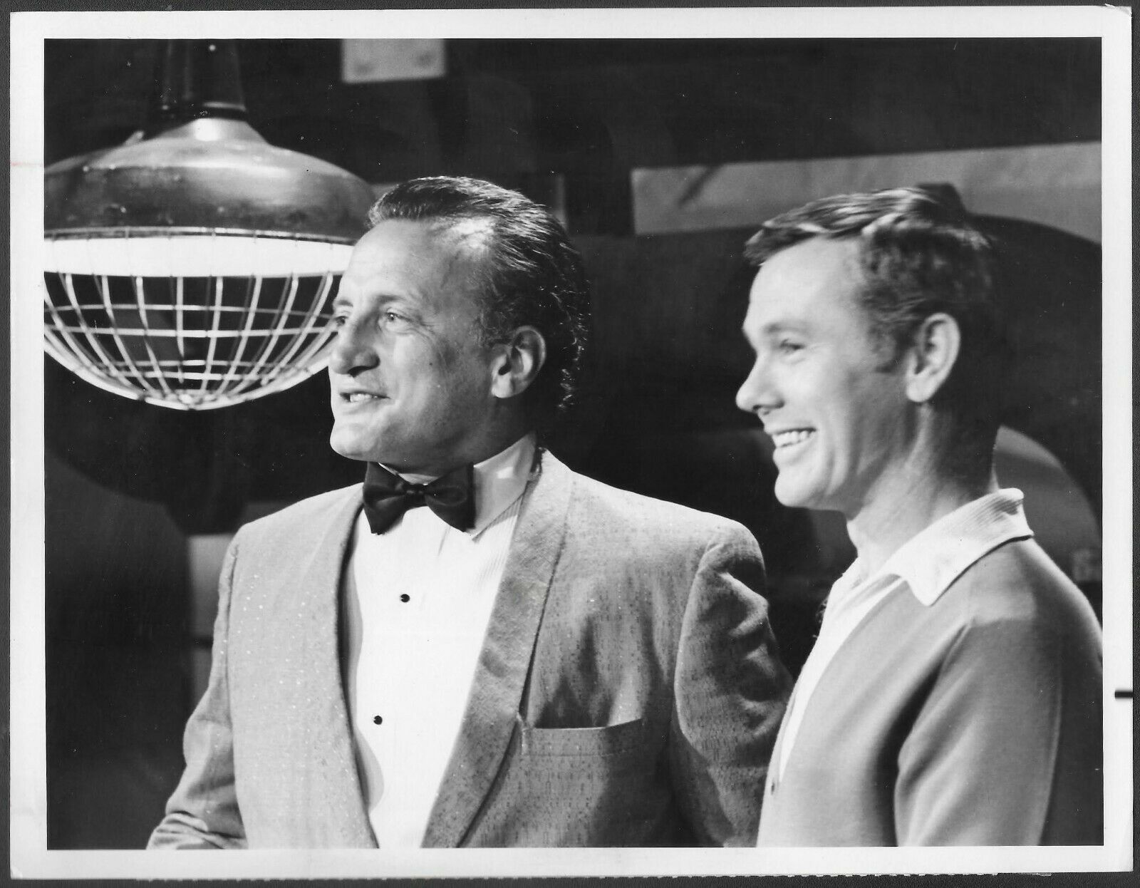 ~ Johnny Carson George C Scott 1960s Vintage Original Nbc Tv Promo Photo