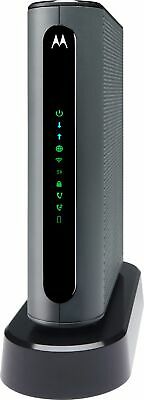 Motorola - Dual-band Ac1900 Router With 24x8 Docsis 3.0 Cable Modem And Comca...