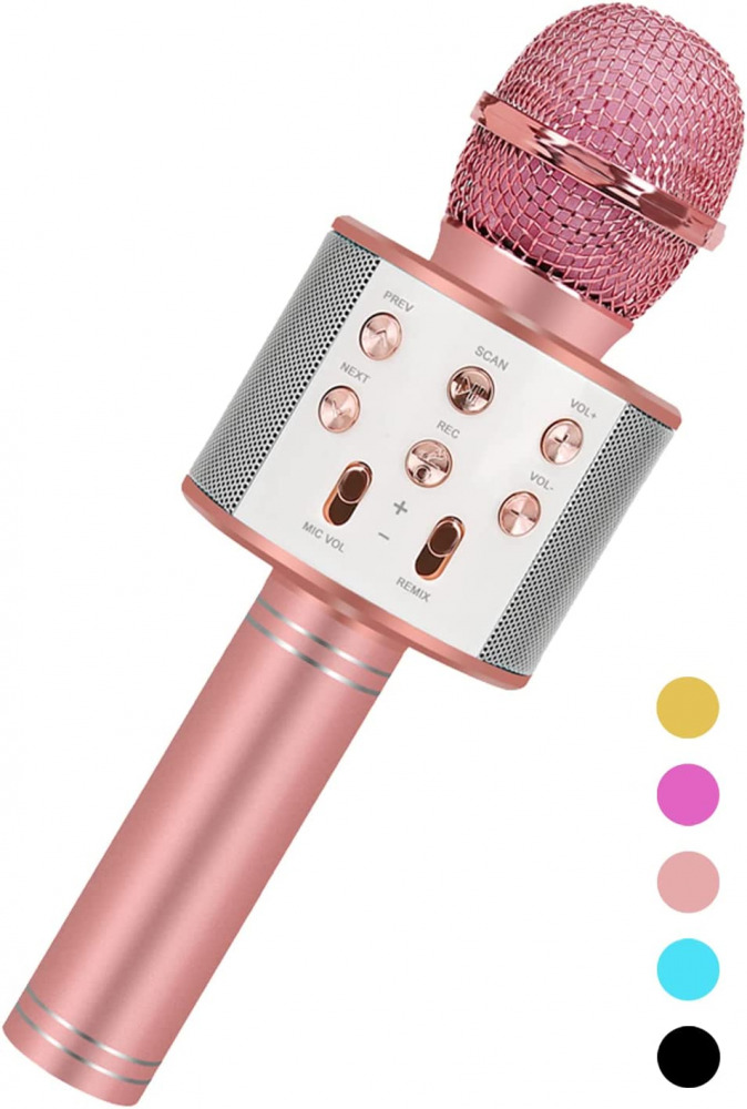 Niskite Kids Toys For 7 8 9 10 Year Old Girls Microphone,christmas Rose Gold