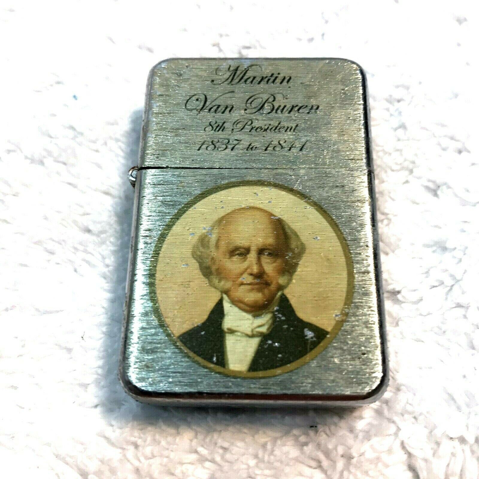Rare Danbury Mint Martin Van Burden 8th U.s. President Case Lighter